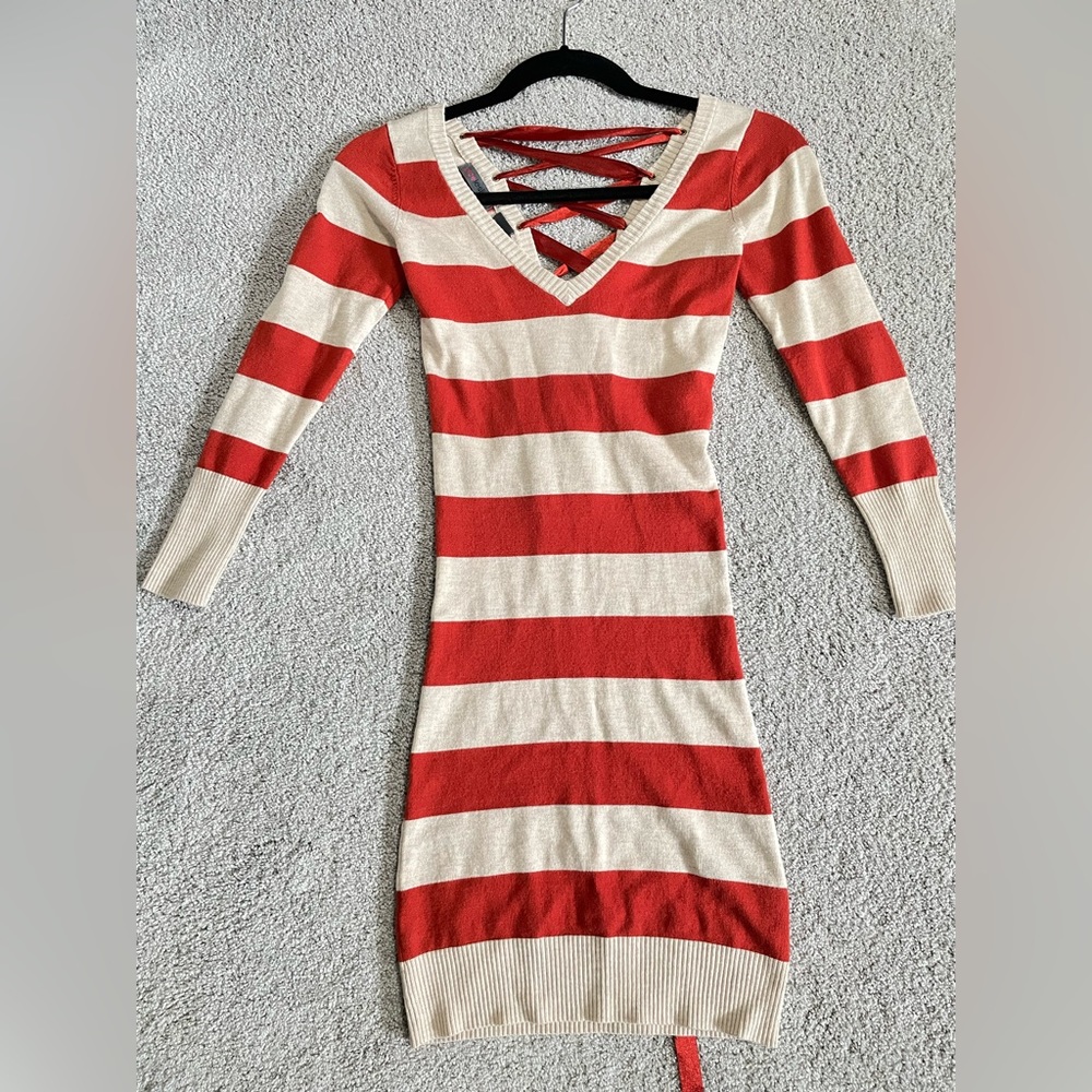 Mini Lace Back Dress